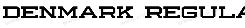 Denmark Regular字体转换 Denmark Regular字体转换